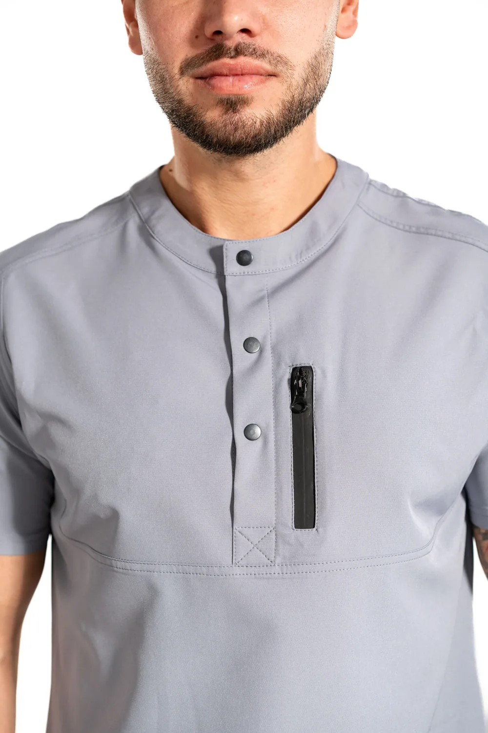 Tricou medical pentru bărbați cu plaston
