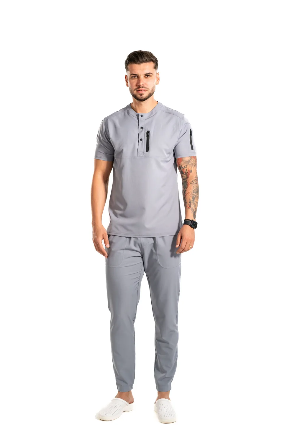 Tricou medical pentru bărbați cu plaston