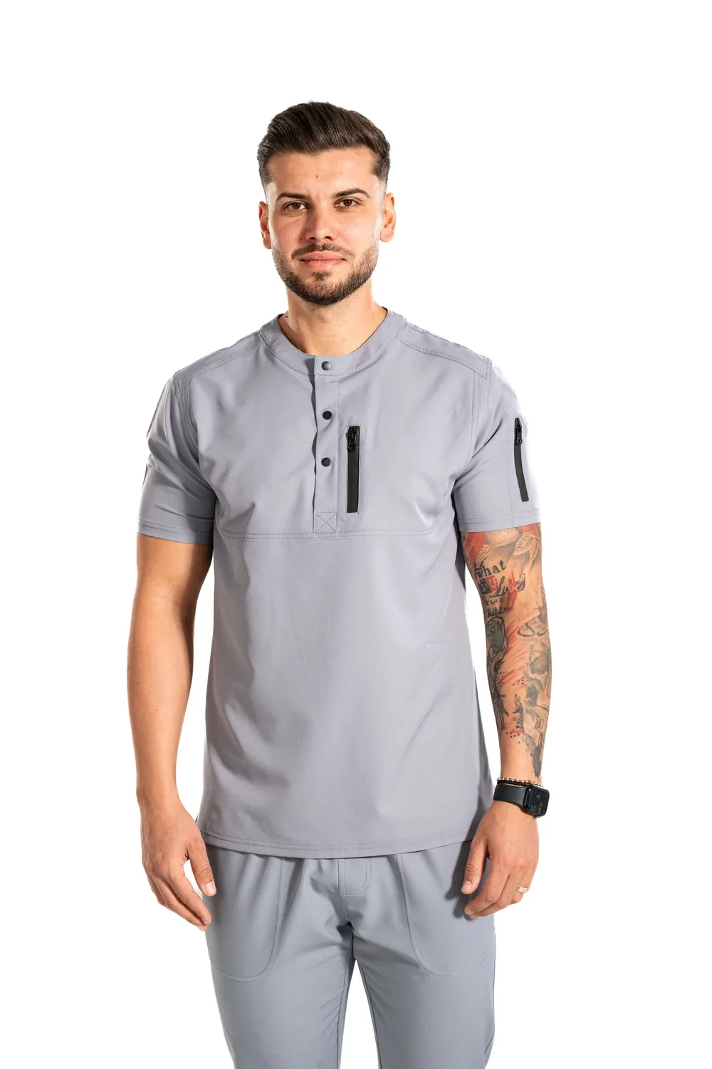 Tricou medical pentru bărbați cu plaston