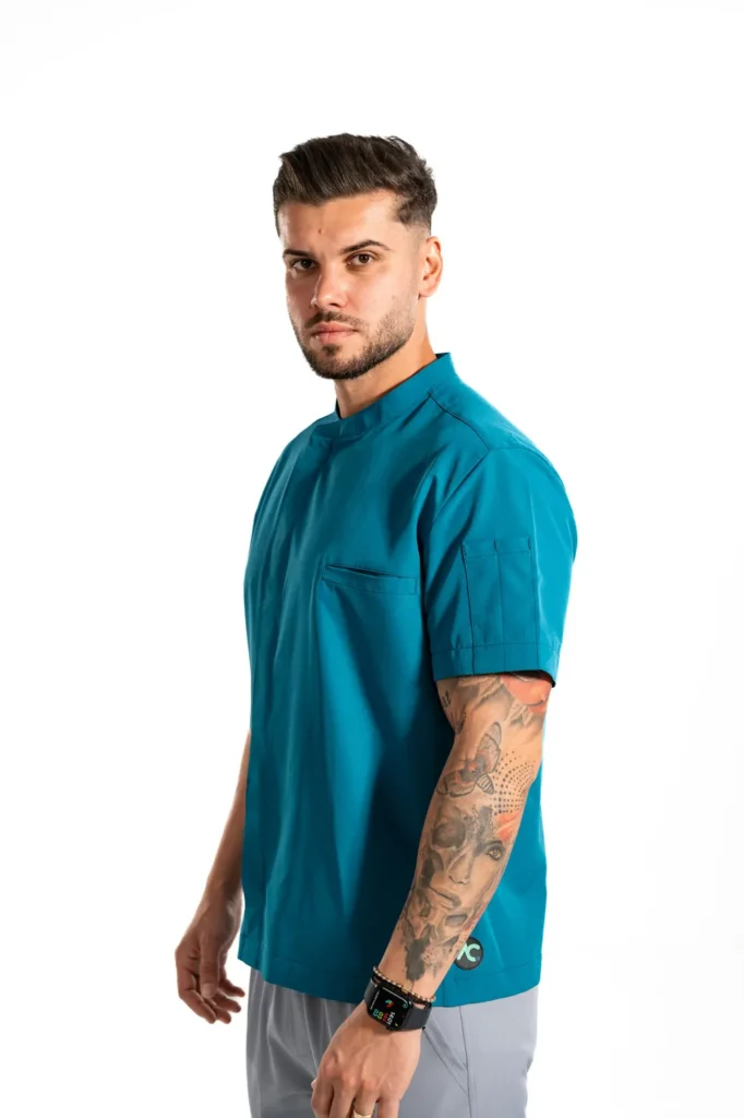 Bluză medicală bărbați tip tunică