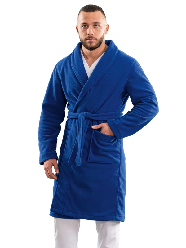 Halat din fleece unisex cu guler șal