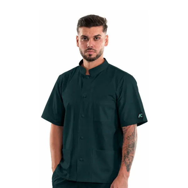 Men’s Executive medical blouse, colour Dark green