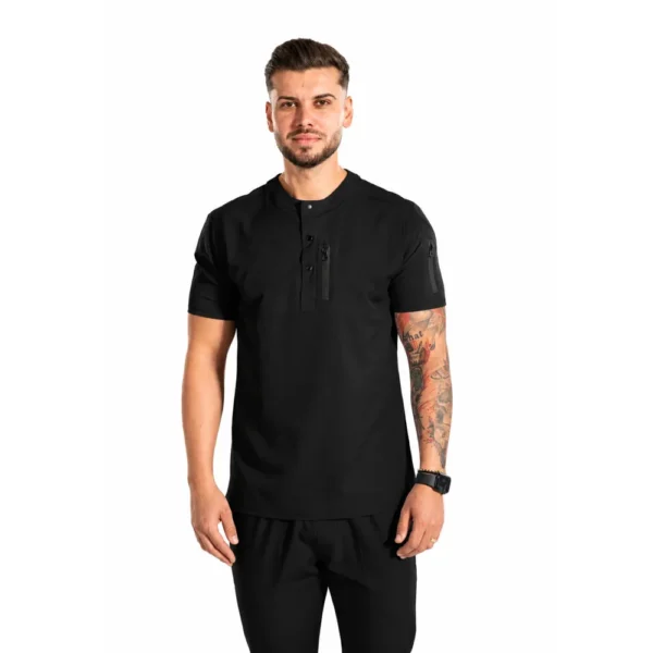 Bluză medicală pentru bărbați Top Pro Dynamic, culoare Black