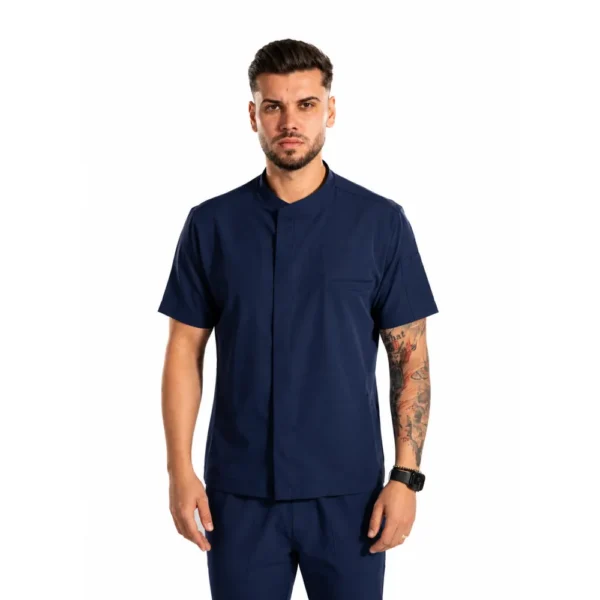 Bluză medicală pentru bărbați Core, culoare Classic navy