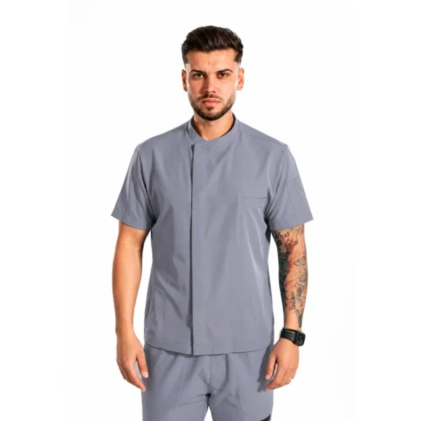 Men’s Core medical blouse, colour Grey