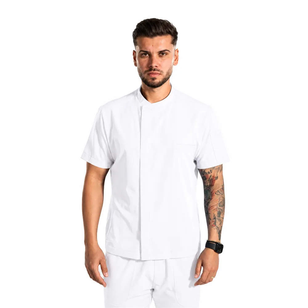 Men’s Core medical blouse, colour White