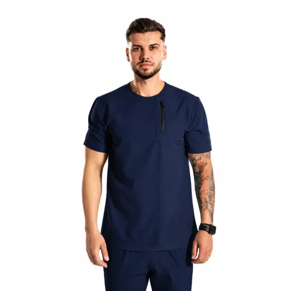 Bluză medicală pentru bărbați Tech-Elite, culoare Classic navy