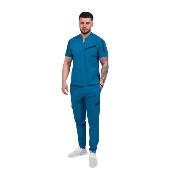 Bluză medicală pentru bărbați Tech-Smart, culoare Dark marine