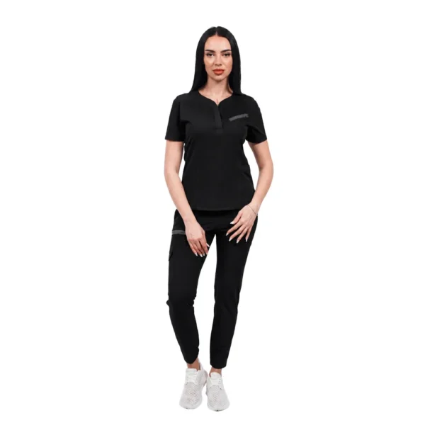 Bluză medicală damă Tech-Smart, culoare Black