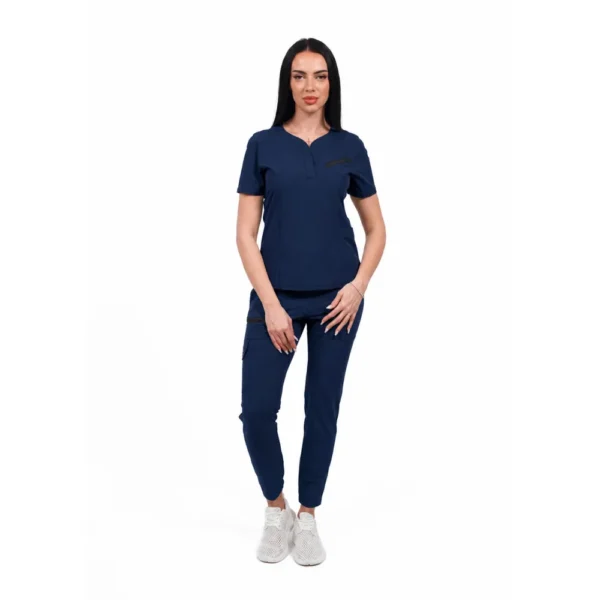Bluză medicală damă Tech-Smart, culoare Classic navy