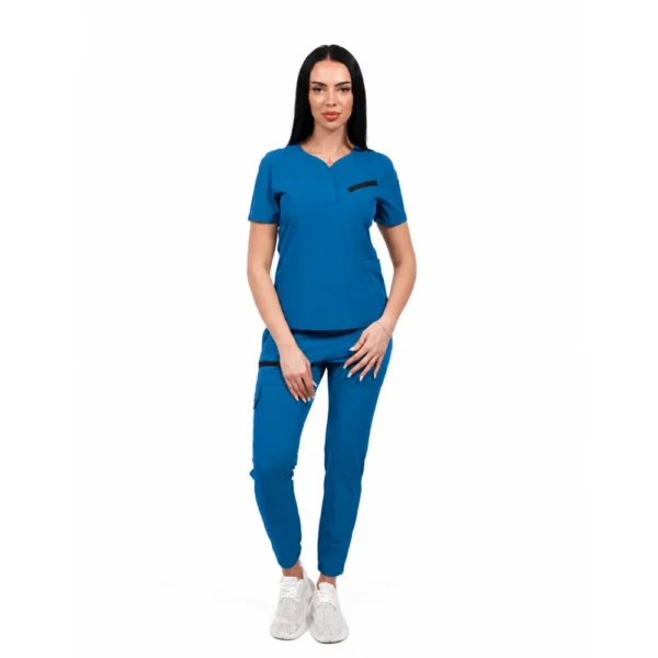 Bluză medicală damă Tech-Smart, culoare Dark marine