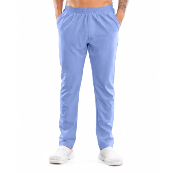Pantaloni medicali pentru bărbați Clasic Confort, culoare Baby blue
