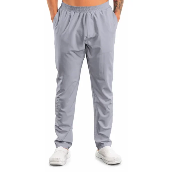 Pantaloni medicali pentru bărbați Clasic Confort, culoare Grey