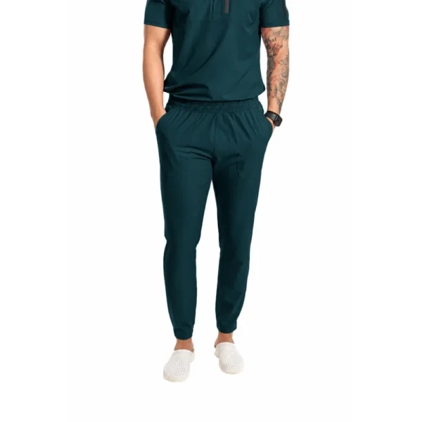 Pantaloni medicali pentru bărbați Smart Cargo, culoare Dark green