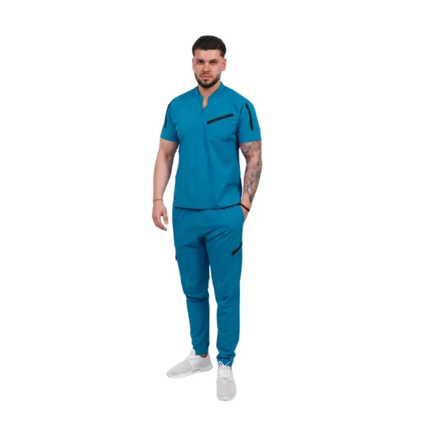 Pantaloni medicali pentru bărbați Elite Pocket, culoare Dark marine
