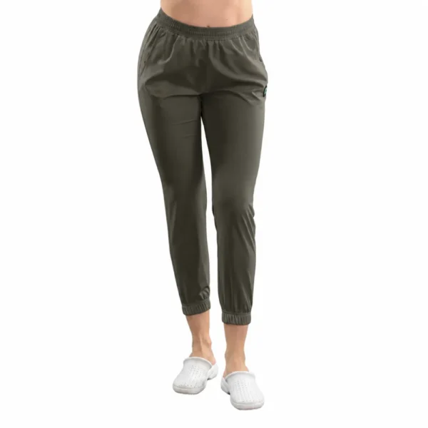 Pantaloni medicali damă Active Confort, culoare Olive