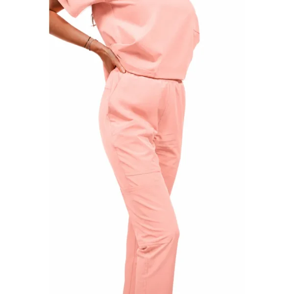 Pantaloni medicali damă Active Jogger Multi-Pocket, culoare Powder pink