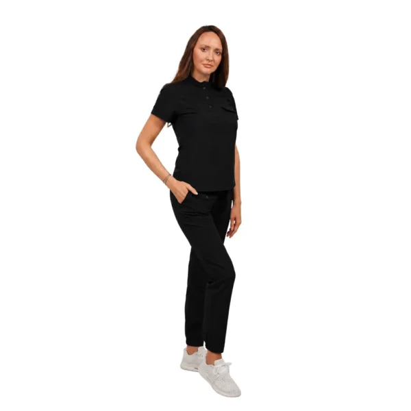 Pantaloni medicali damă Silhouette, culoare Black