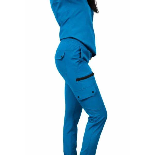 Pantaloni medicali damă Elite Pocket, culoare Dark marine