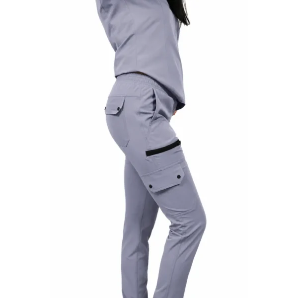 Pantaloni medicali damă Elite Pocket, culoare Grey